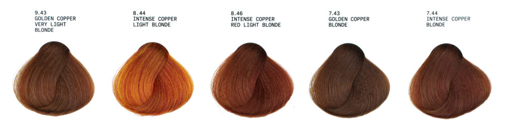 REF Farbpalette Kupfertöne