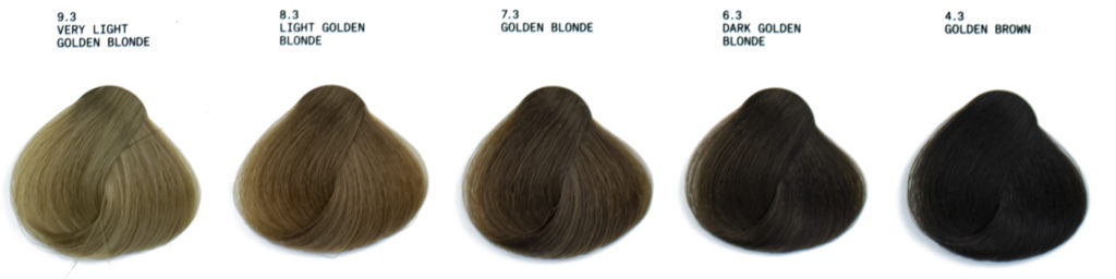 REF Farbpalette Goldtöne